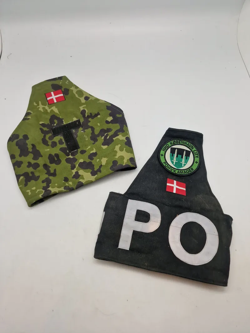 Originale ærmletter fra HJV/forsvaret
