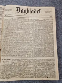 Indbunden samling “Dagbladet” 1860’erne