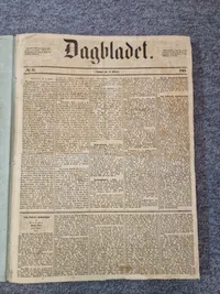Indbunden samling “Dagbladet” 1860’erne