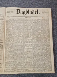 Indbunden samling “Dagbladet” 1860’erne