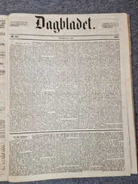 Indbunden samling “Dagbladet” 1860’erne