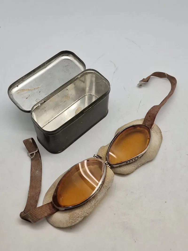 Originale tysk brugte franske kørebriller - ww2