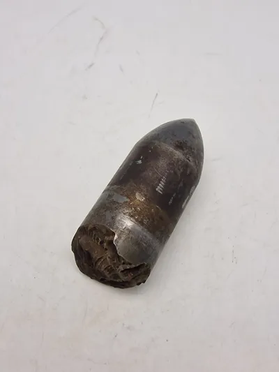 Original afskudt tysk PAK granat (Massiv)