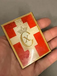 Originalt Christian X spejl WW2