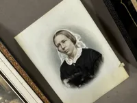 Samling Ambrotyber Hidrører fra Hofman Bang familien på Hofmansgave godset Fyn