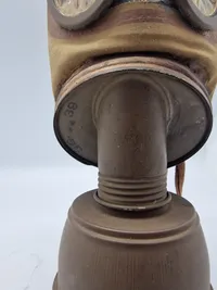 Sjælden original French Army TS-38-TO gasmaske - ww2