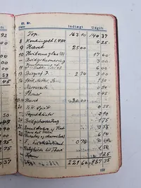 Originalt dansk spejderlot + lommebog fra 1943