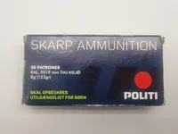 Original ammunitionsæske fra det danske politi