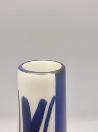 Tenera "Eye" vase designet af Inge-Lise Koefoed for Royal Copenhagen/Aluminia i 1960'erne