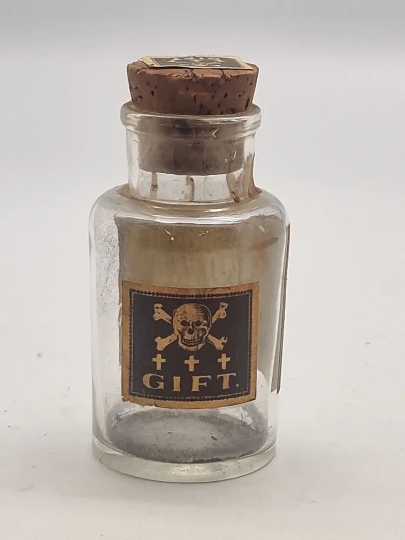 Original apotekerflaske til gift