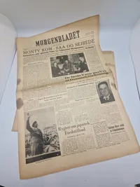 Samling originale befrielsesaviser