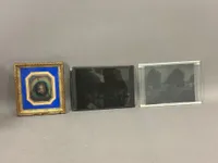 Glasnegativer og en Ambrotype