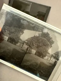 Glasnegativer og en Ambrotype