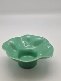 Royal Copenhagen, Natura Grøn fyrfadstage, 12cm i diameter, 5cm høj, Design Ole Kortza