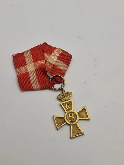 Originalt Christian IX, 8 års hæderstegn for underofficerer
