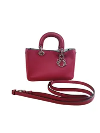 Original Christian Dior Mini Pink Calfskin Leather Tote Bag