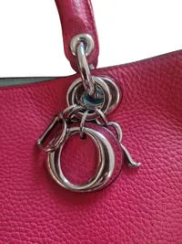 Original Christian Dior Mini Pink Calfskin Leather Tote Bag