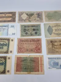 Samling originale tysk inflations sedler fra 1920’erne