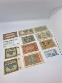 Samling originale tysk inflations sedler fra 1920’erne