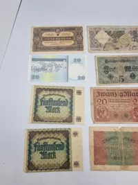 Samling originale tysk inflations sedler fra 1920’erne