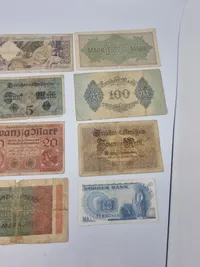 Samling originale tysk inflations sedler fra 1920’erne