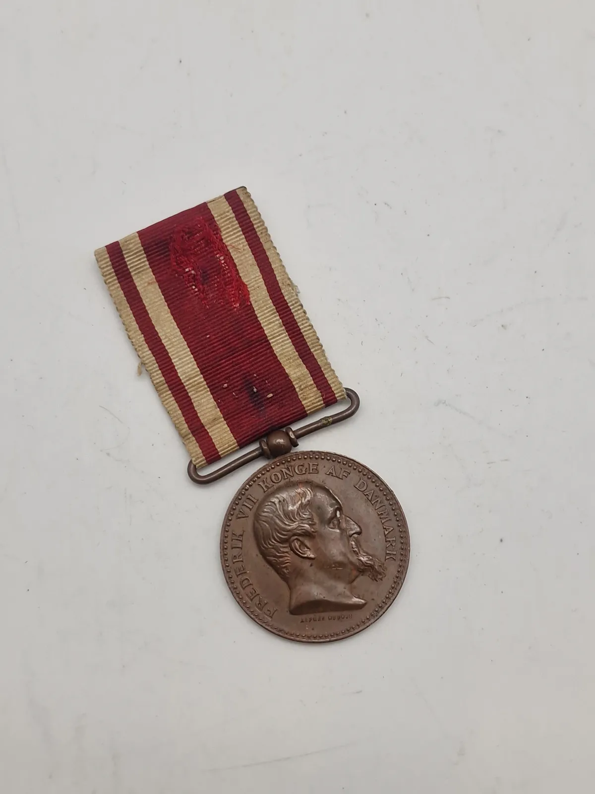 Original krigsdeltager medalje for deltagelse i 1 slesvigske krig (1848-50)