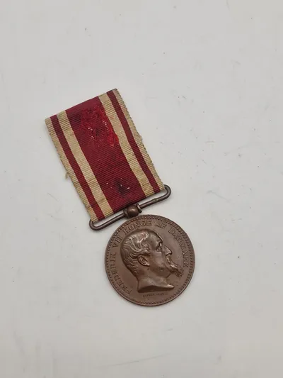Original krigsdeltager medalje for deltagelse i 1 slesvigske krig (1848-50)