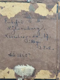 Originalt soldaterfoto fra 1860 med 1848-50 veteran  (familiefoto)