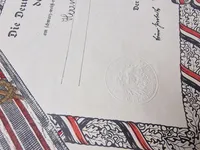 Originalt Urkunde Deutsche Ehrendenkmünze des Weltkrieges