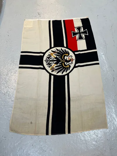 Originalt Tysk WW1 marine flag