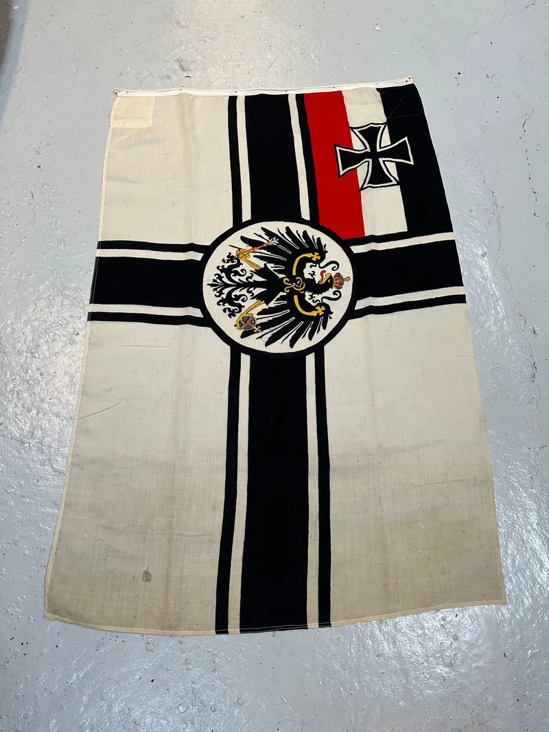 Originalt Tysk WW1 marine flag
