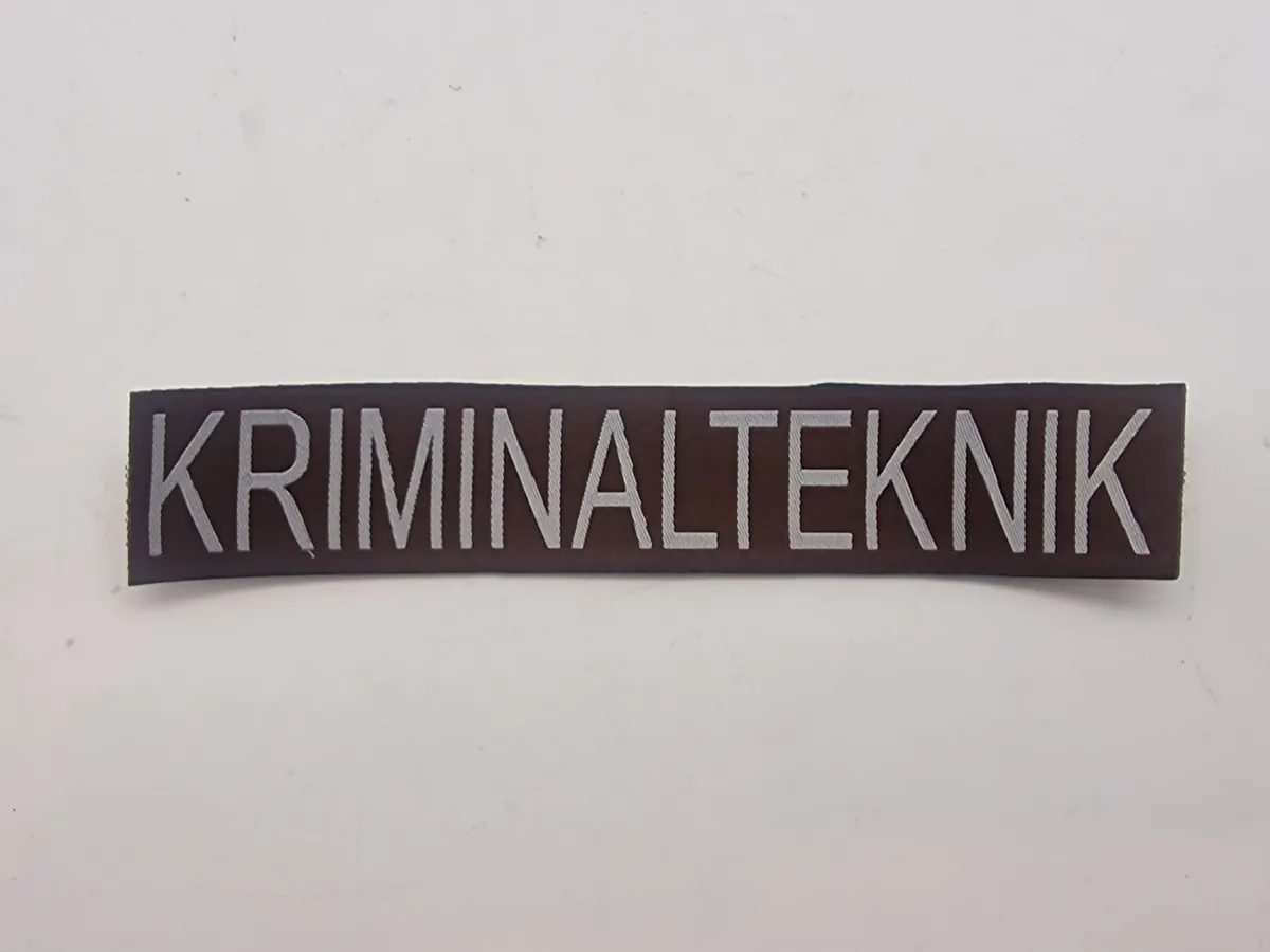 Patch, Kriminalteknisk