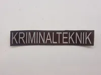 Patch, Kriminalteknisk