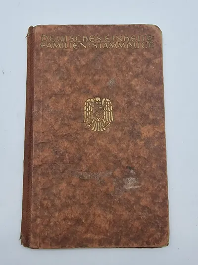 Original DEUTSCHES EINGEITS FAMILIEN STAMMBUCK - ww2