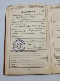 Original DEUTSCHES EINGEITS FAMILIEN STAMMBUCK - ww2