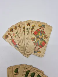 Samling Originale Tyske WW1 spillekort
