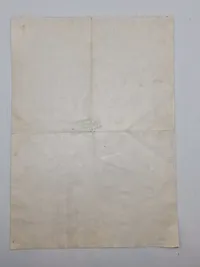 Originalt udskrift til Adolf Hitlers testamente, sendt til forskellige tyske byer i de sidste dage under 2.verdenskrig