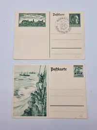 Samling originale tyske ww2 postkort