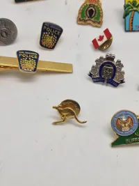 Samling diverse pins