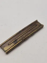 Original laderamme til K98 med 8X57JS patroner (deaktiverede)