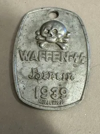 Waffen SS disk, bedre postwar