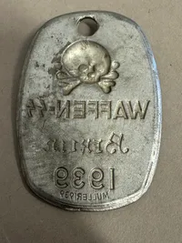 Waffen SS disk, bedre postwar