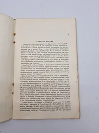 Ældre Chevrolet instruktionsbog 1928