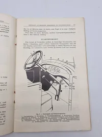 Ældre Chevrolet instruktionsbog 1928