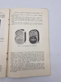 Ældre Chevrolet instruktionsbog 1928