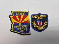 To stk amerikanske politi patches