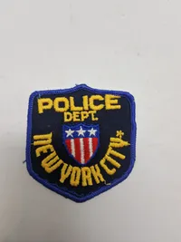To stk amerikanske politi patches