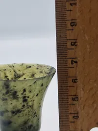 Originalt antikt kinesisk jadeglas