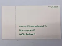Originalt “First Day Cover”