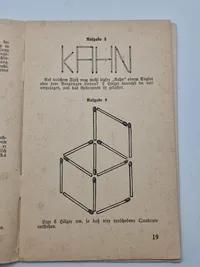 Original Die Gedankenkiste" (Tankekassen) og undertitlen "Denksport und lustige Beschäftigung" (Tankesport og sjov beskæftigelse).
